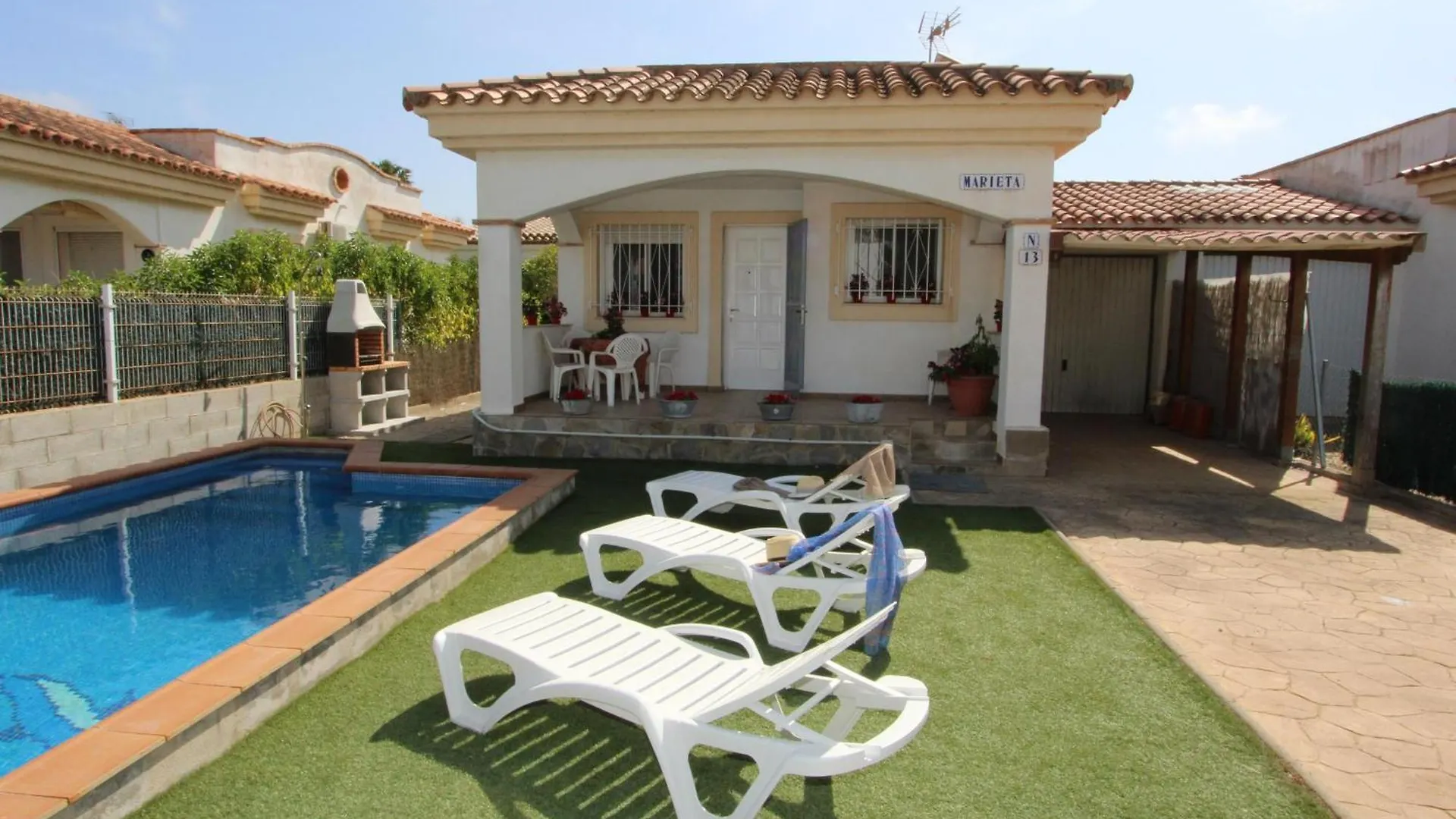 Casa Cerca Del Mar Con Piscina Privada, Wifi, Aire Opcional, Mascotas Bienvenidas, Playa Para Perros. - Es-184-55 Riumar Holiday home