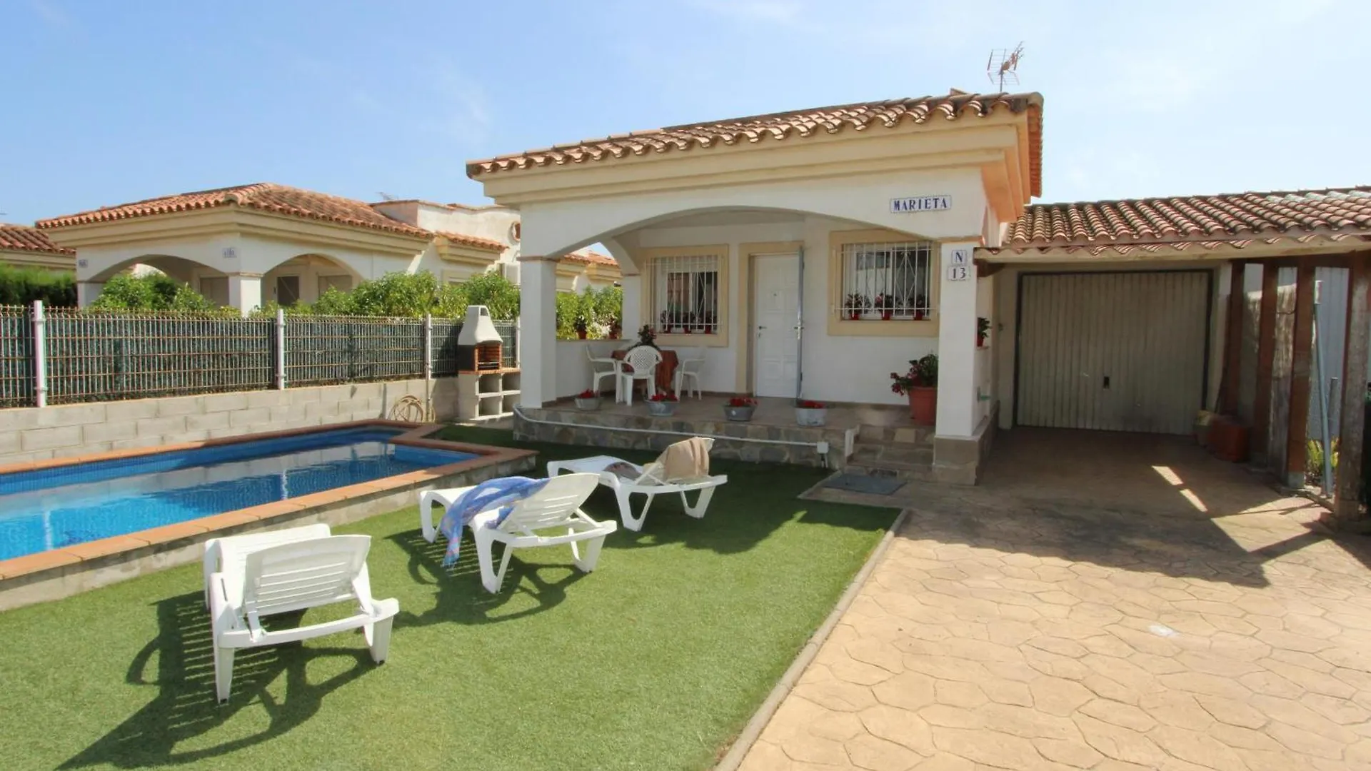 Casa Cerca Del Mar Con Piscina Privada, Wifi, Aire Opcional, Mascotas Bienvenidas, Playa Para Perros. - Es-184-55 Riumar Spain